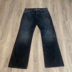 7 for all Mankind relaxed fit jeans size 36 TALL